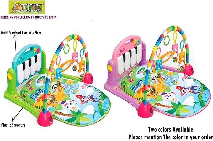 Toy-Station Kick & Play Piano Gym - 4 in 1 [Multicolor]