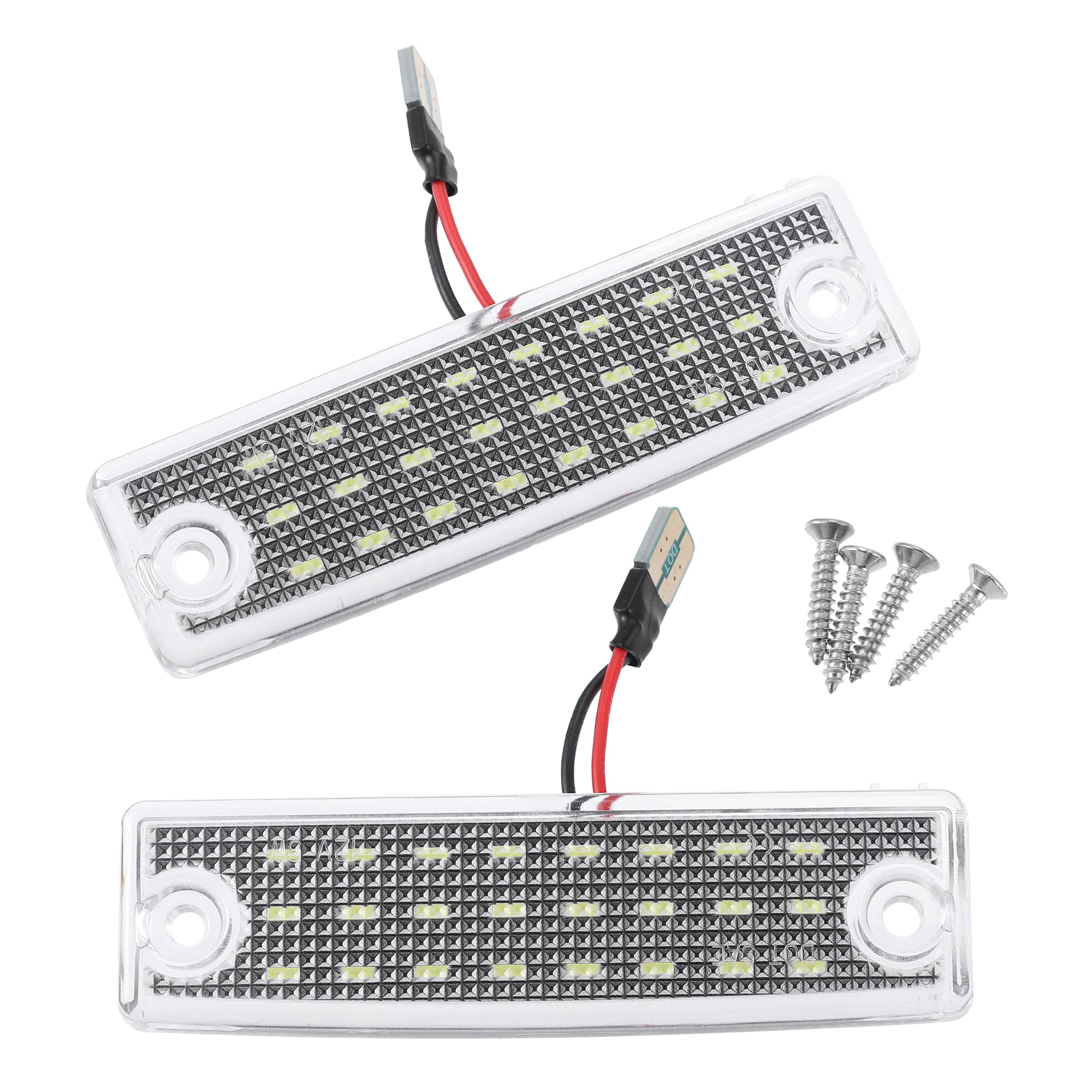 Photo 1 of X AUTOHAUX 2pcs LED License Plate Light Lamp Assembly for Toyota 4Runner 1996-2022 for Toyota Sequoia 2001-2022 6000K White