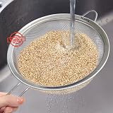 Walfos Fine Mesh Strainers 304 Stainless Steel with Reinforced Frame 20cm view 6