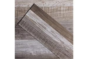 ATOPOSE GREEN SURFACE SOLUTIONS ATOPOSE Floor Tile Peel and Stick Waterproof, Vinyl Plank Flooring 36 Wood Look 54 Sq.Ft,Oak Block,Easy DIY Installation and Scratch-Resistant for Dining Room,Kitchen Indoor Area Residential