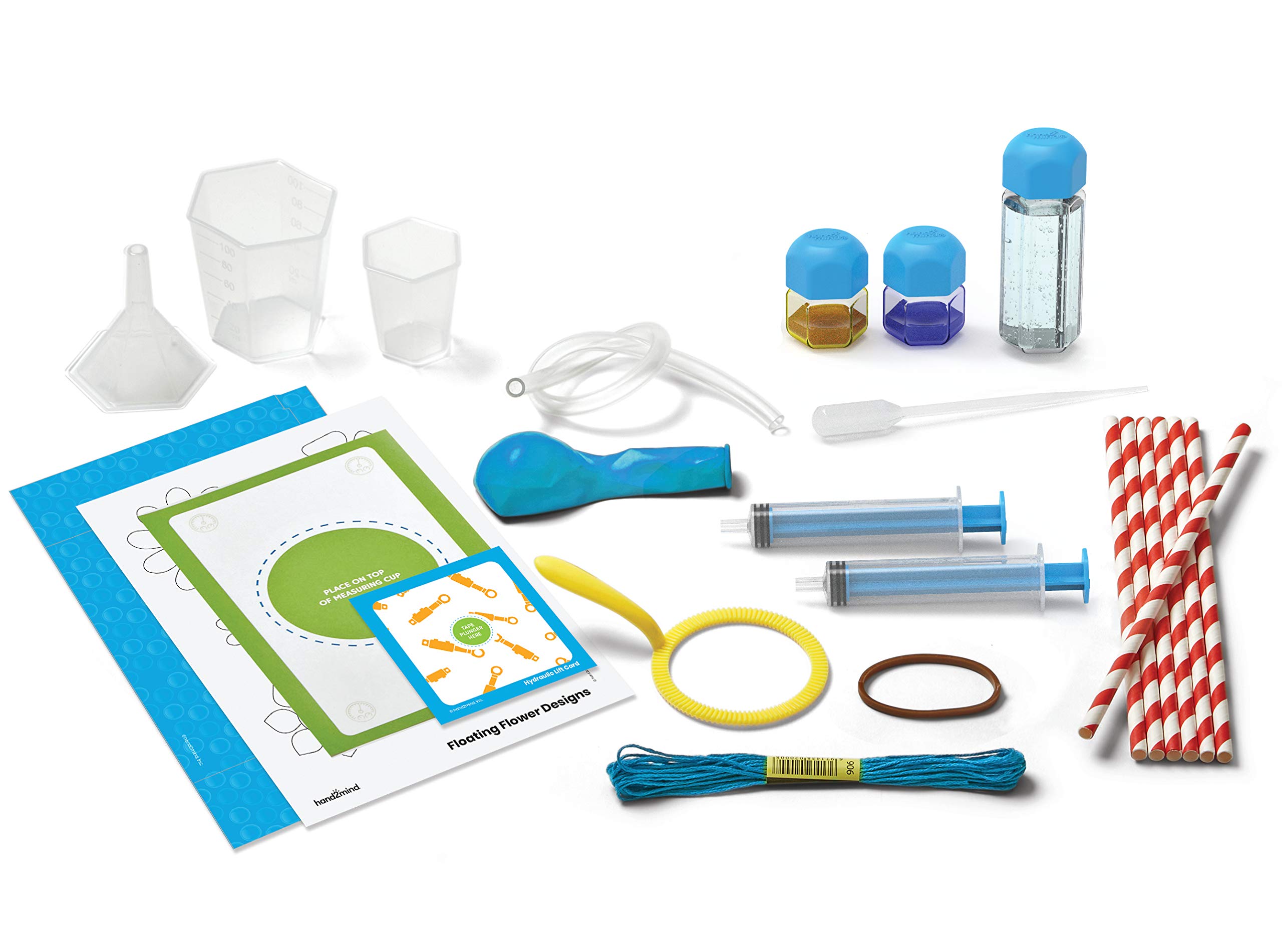 hand2mind H2Ohhh! Water Science Kit, Chemistry Kit for Kids 8-12, Chemistry Set, Science Kits & Toys, 24 Science Experiments, 1 Career & Lab Guide, Color Chemistry, Bubbles, Tornadoes, STEM Toy