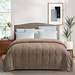 PU MEI Sherpa Throw Blanket for Couch Sofa
