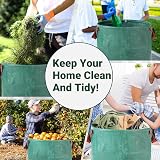 Velway 272L Heavy-Duty Garden Waste Bags 3 Pack with Handles view 6
