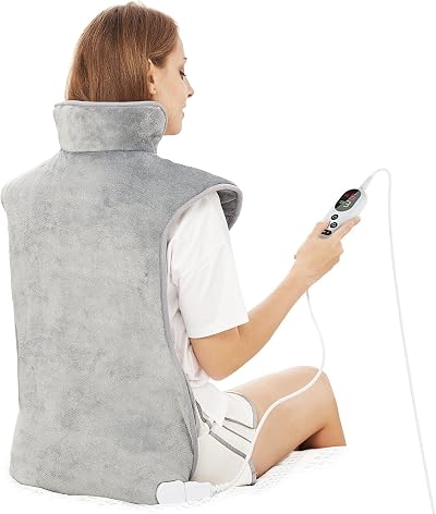 Mia&Coco Electric Heating Pad 60x100cm Back Neck Shoulders Auto-Off 6 Heat