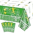 4 Pack Tennis Party Tablecloths, Tennis Theme Birthday Table Cover, 51x87'' Plastic Disposable Rectangle Tennis Party Table Covers for Men Women Kids Birthday Party Tennis Theme Party Decorations