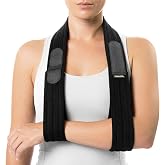 BraceUP Adjustable Arm Support Strap with One-Handed Closure, One Size | Shoulder Immobilizer; Collarbone; Elbow; Rotator Cuff