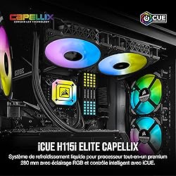 Corsair iCUE H115i Elite Capellix Liquid CPU Cooler