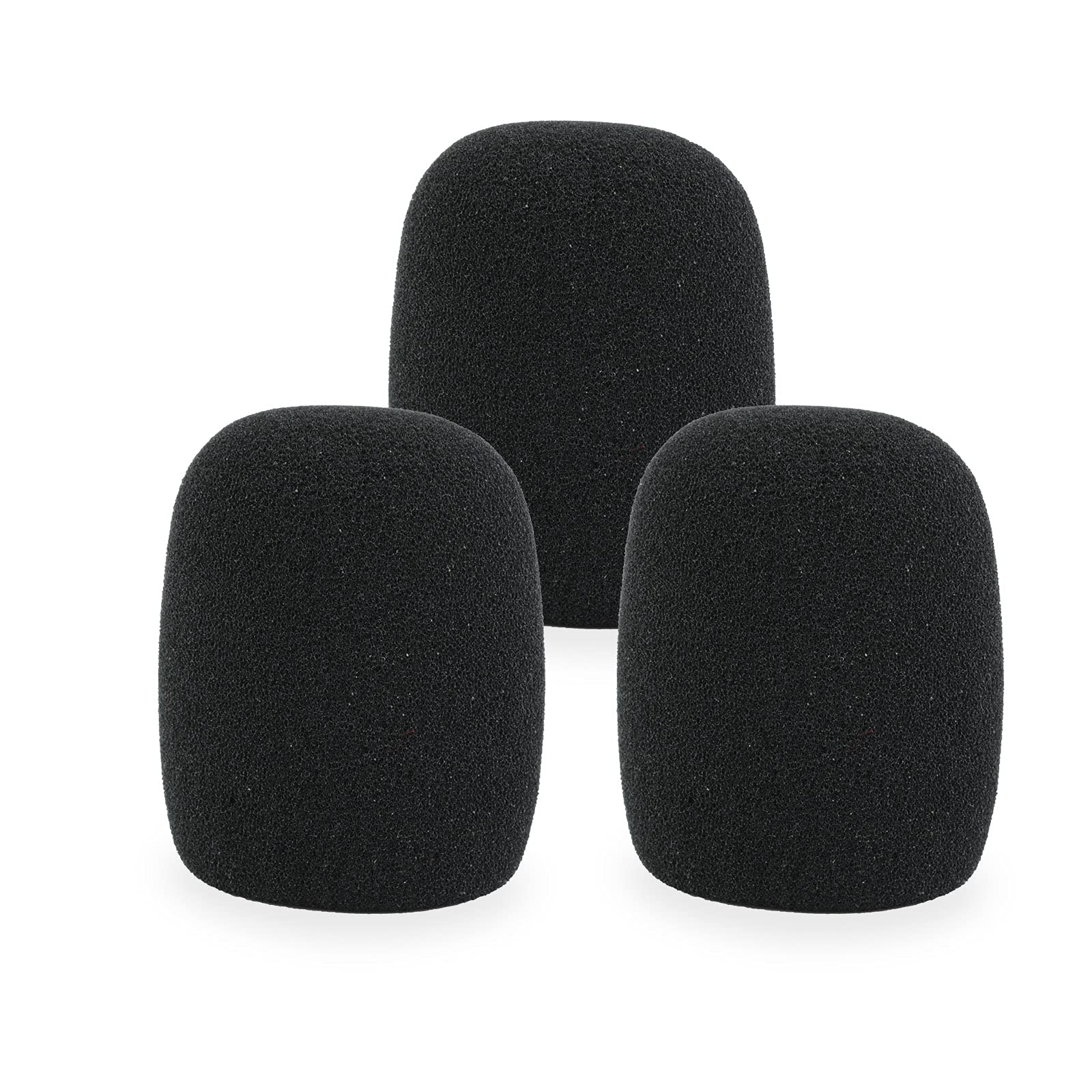 Photo 1 of LEFXMOPHY SM57 Windscreen, Mic Foam Replacement for Shure SM57 Vocal Microphone Pop Filter, Black Noise-cancellation Windsock Cover 3-pack