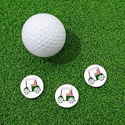 FINGER TEN Golf Ball Marker with Hat Clip Markers