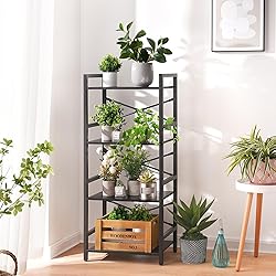 Yoobure 4 Tier Bookshelf - Small Book Shelf