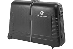 M-Wave Rotterdam Big Box Bike Case, Black, Water Resistant, Robust Design