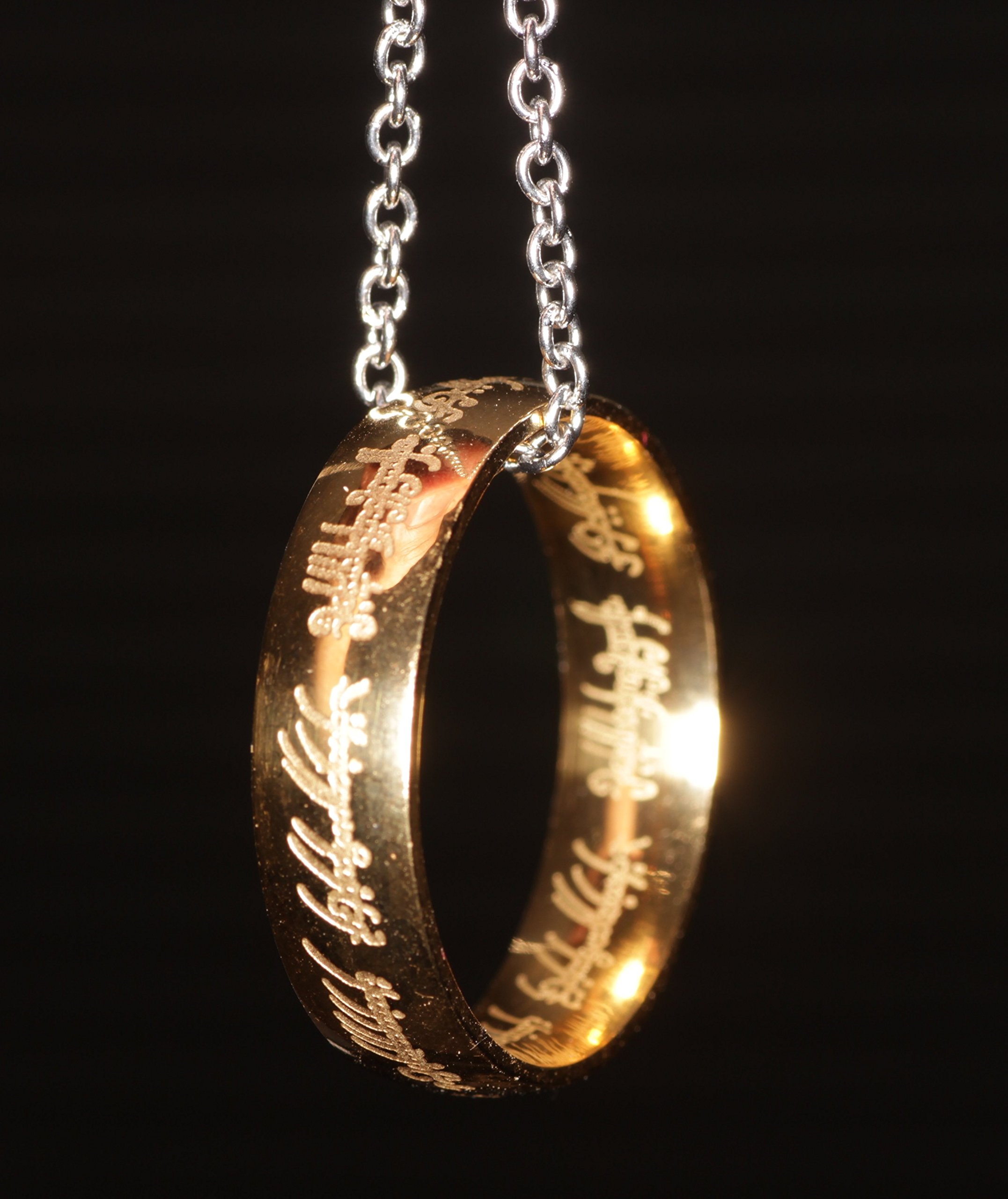 Lord of the Ring, One Ring with chain and gift box, Hobbit quality
