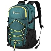 MOUNTAINTOP Hiking Backpack,25L Camping Backpack, Men Women Hiking Daypack Lightweight Travel Backpack for Climbing(Deep Green)