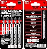 TopsTools T101B 15x 100mm Jigsaw Blades for Clean Wood Cuts 10TPI view 5