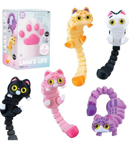Amazon.com: Lana's Life 3D Printed Flexi-Kitty Blind Box Cat Paw
