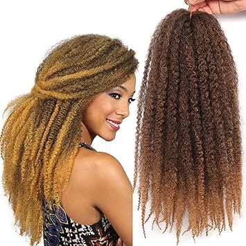 Amazon Com Marley Twist Braiding Hair 3 Packs 18 Inch Afro Kinky