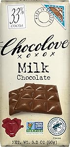Chocolove Pure Milk Chocolate Bar, 3.2 oz