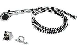 Builders Shoppe 4120CP RV/Motorhome Replacement Non-Metallic Hand-Held Shower Set Chrome Finish