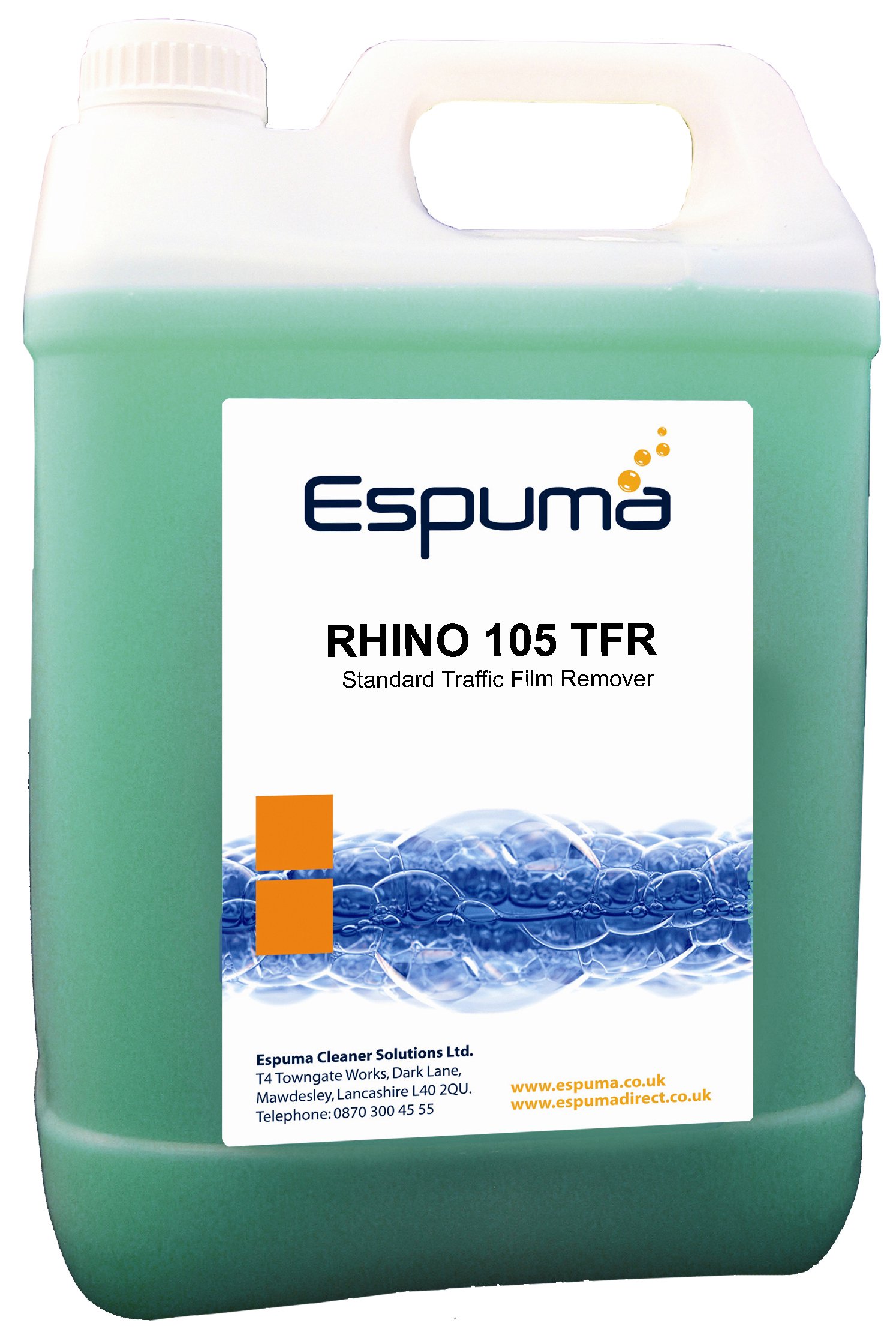 Espuma 0105-05 Rhino 105 Concentrated TFR and Degreaser, 5 Liter