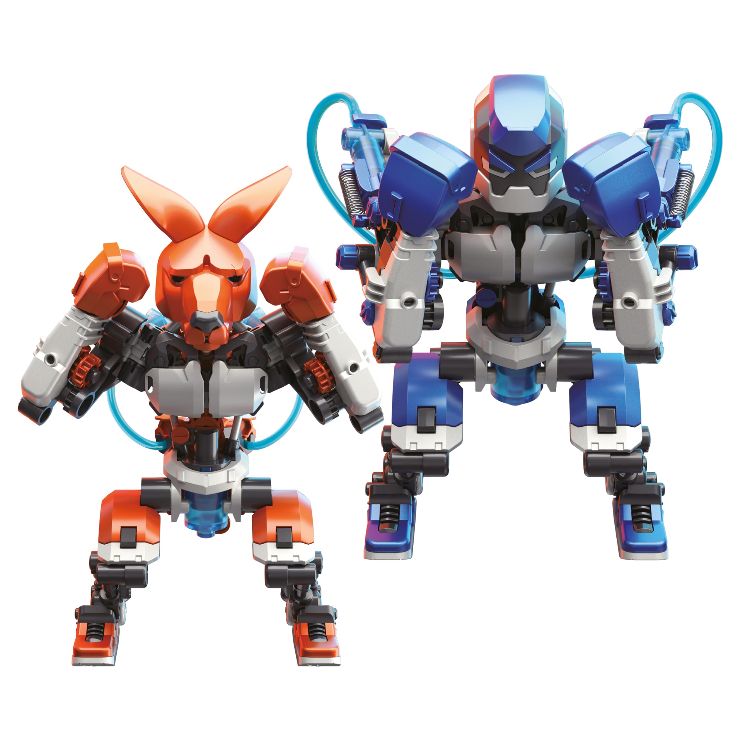 CONSTRUCT & CREATE Hydraulic Boxing Bots DIY STEM Build Your Own Project Kit Set