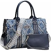 Dasein Purses Handbags for Women Tote Wallet Set Top Handle Satchel Shoulder Hobo Bag 3pcs