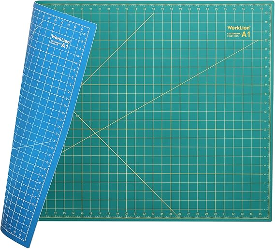 WORKLION 24" x 36" Large Self Healing PVC Cutting Mat, Double Sided