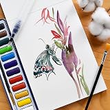 ISLAND Watercolour Paper A5 Pad 50 Sheets 300gsm Natural White view 2