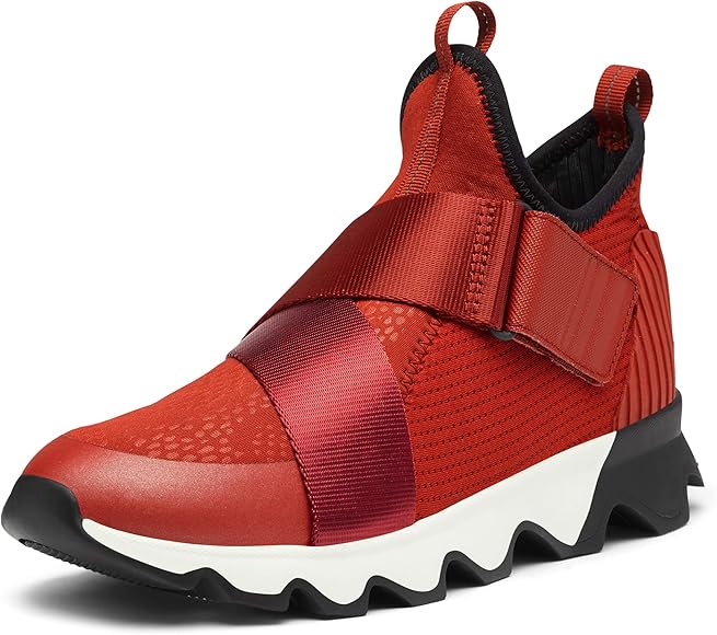sorel kinetic sneaker wine
