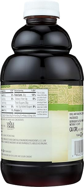 365 EVERYDAY VALUE, ORGANIC 100% JUICE FROM CONCENTRATE, TART CHERRY, 32 FL OZ
