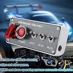 4 +1 Rocker Switch Panel for USB Simulator Racing