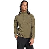 adidas mens Terrex Multi Essentials Half-zip Fleece Hiking Jacket