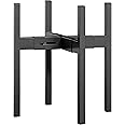 FaithLand Plant Stand, Adjustable Size Fits 8 9 10 11 12 Inches Plant Pot, Metal Planter Stand, Mid Century Expandable Plant Holder Indoor Outdoor, Adjustable Width: 8”-12” - Easy Assembly