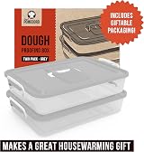 Chef Pomodoro Dough Proofing Box 14" x 11" x 3" 2-Pack Grey view 7