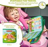 Quanquer Busy Board Book Montessori Farm 18-in-1 18M+ Toddler Toy view 3