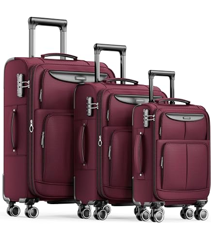 Amazon.com | Rockland Impact Softside 4 Piece Spinner Wheel