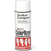 ColorTone Nitrocellulose Guitar Lacquer, Classic Clear Gloss 13 oz | Fast-Drying Classic Formula Aerosol Nitrocellulose Lacquer, Clear Gloss Wood Finish for Guitar, Bass and Refinishing