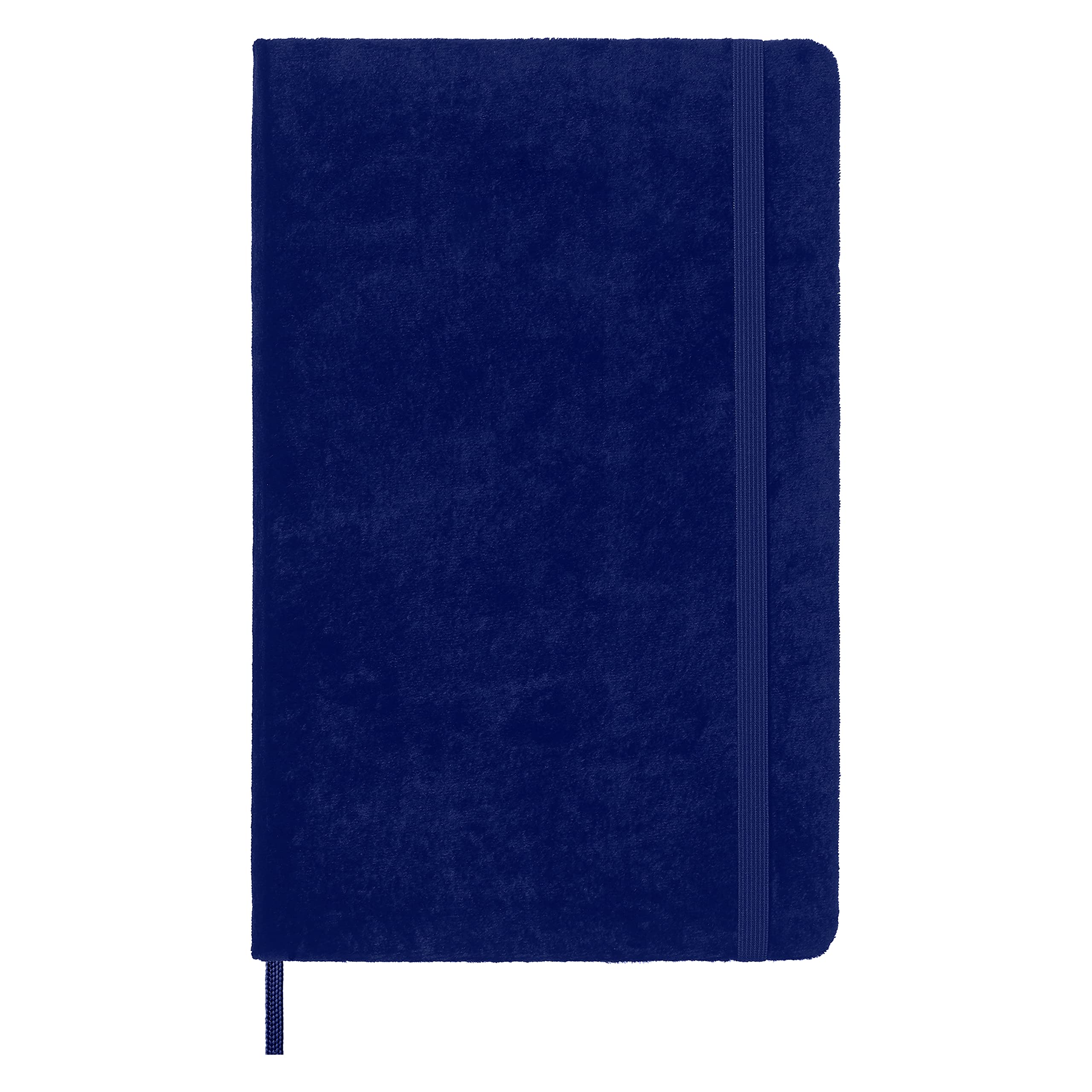 Moleskine Lined Notebook, Limited Edition Velvet Collection, Velvet Hard Cover and Elastic Closure, Purple Colour, Large Format, 144 Pages