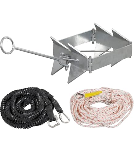 anchor box fishing Zinc Plated Anchor Extreme Max 19lb Cube Anchor