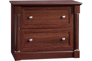 Sauder Palladia File Cabinet with 2 Drawers, Safety Mechanism, Lateral File Cabinet - Select Cherry Finish