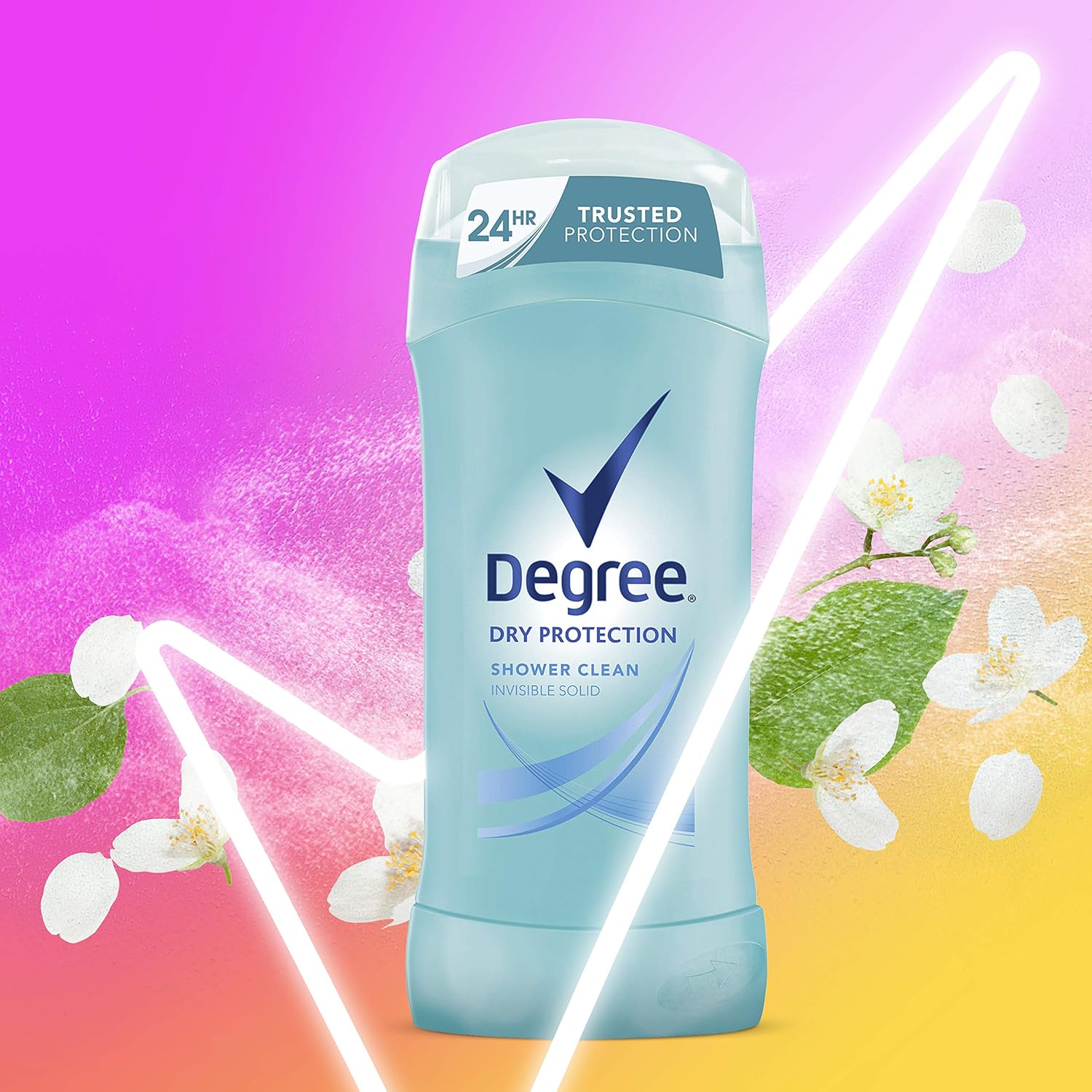 Degree Antiperspirant Deodorant Stick For Sweat and Odor Protection Shower Clean 24-hour Protection 2.6 oz 6 Count: Beauty