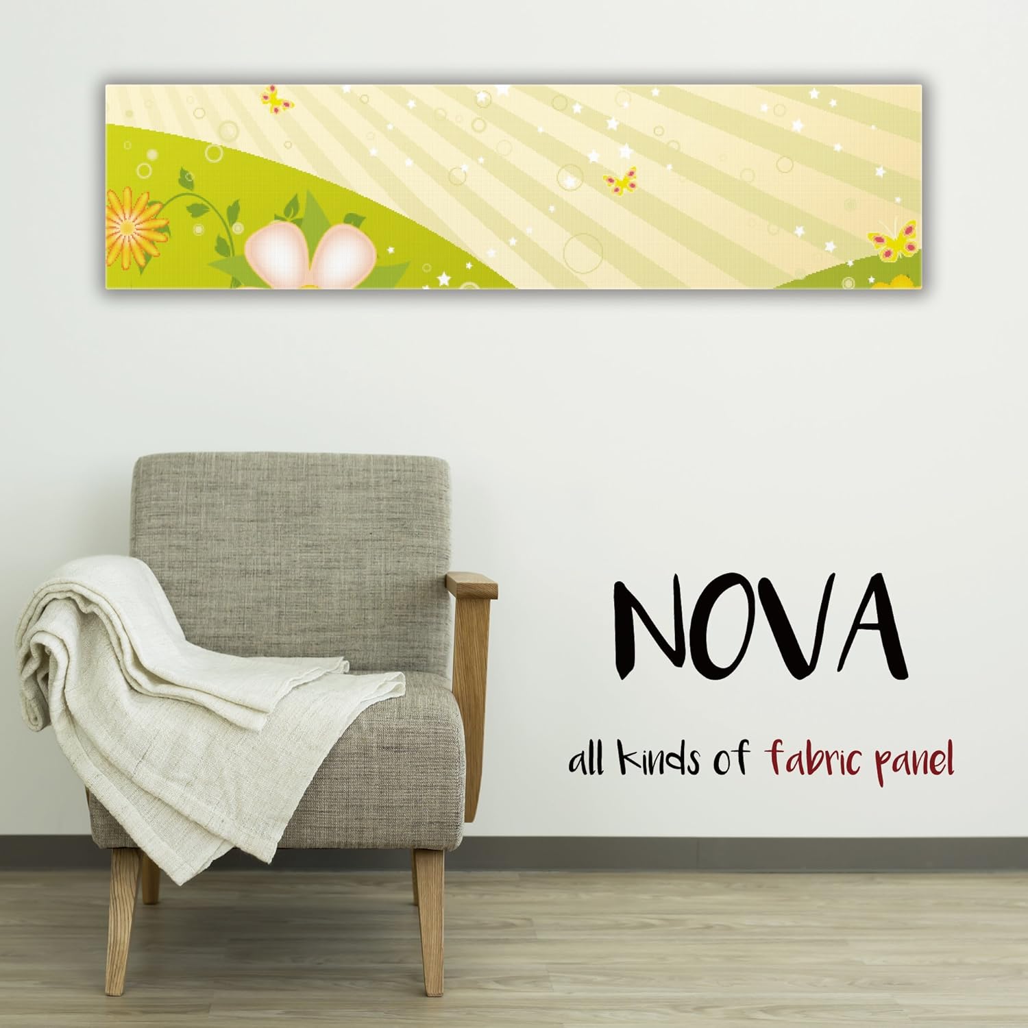 フラワー 木製 オシャレ 人気 L Lサイズ てんとう虫 コスモス 布 30cm 1cm Diy 大自然 プリント ひまわり ウォール 30cm 1cm インテリア L Lサイズ フレーム 生地 Nova L Lサイズ 30cm 1cm Color14 デザイン デコ B01n0uyy62 Color14 壁掛け ファブリック