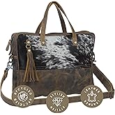 Western Leather Laptop Bag for Women