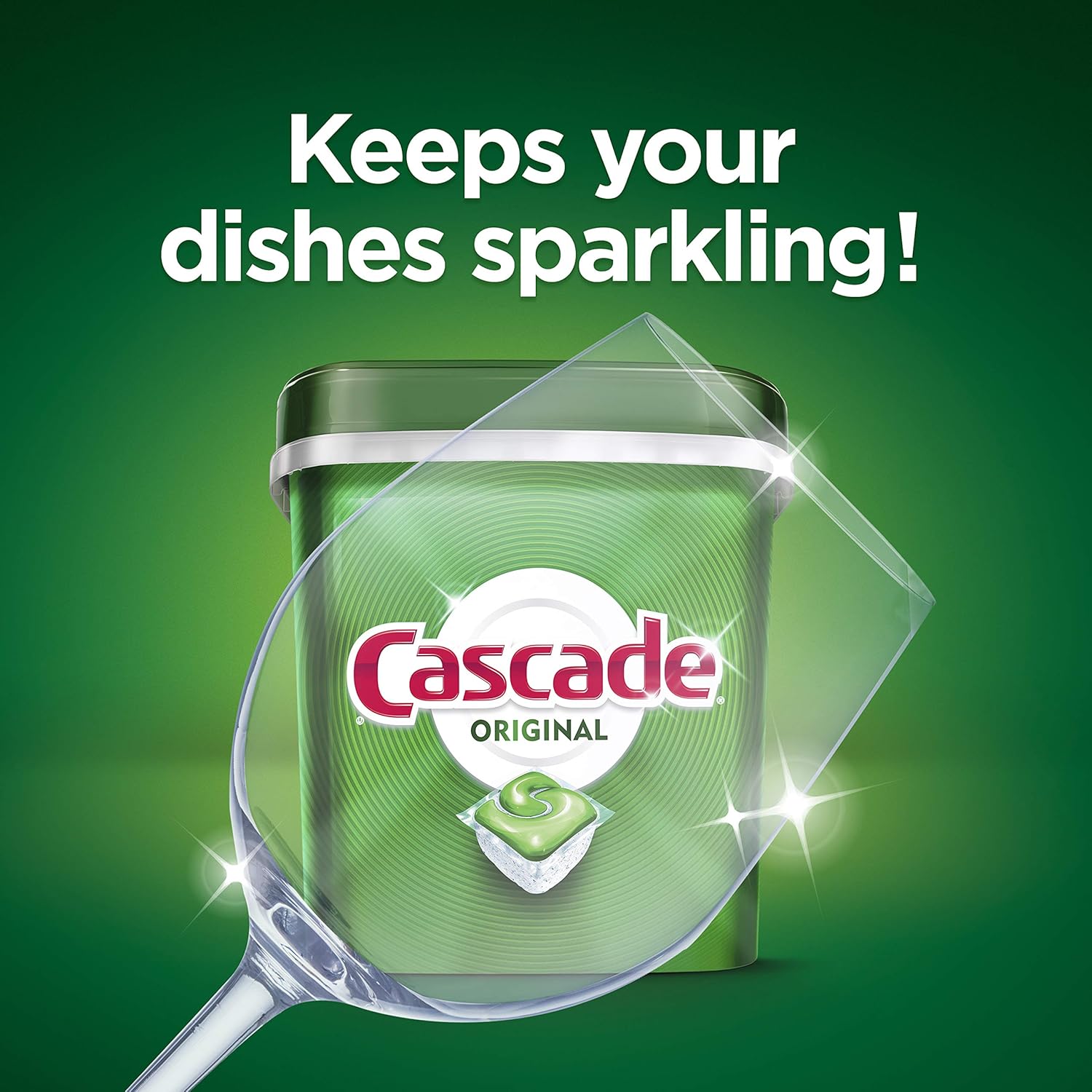 Cascade Original Dishwasher Pods, Actionpacs Dishwasher Detergent Tablets, Fresh Scent, 105 Count: Health & Personal Care