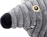Petface Farmyard Buddies Mouse Stick Plush Dog Toy with Squeaker view 4