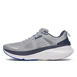 Saucony Men's Guide 18 Sneaker, Flint/Navy, 10.5