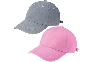 Eohak Kids Distresed-Washed Baseball Hat Infant Toddler Baby Boy Girl Hats Distresed for 2-8 Years