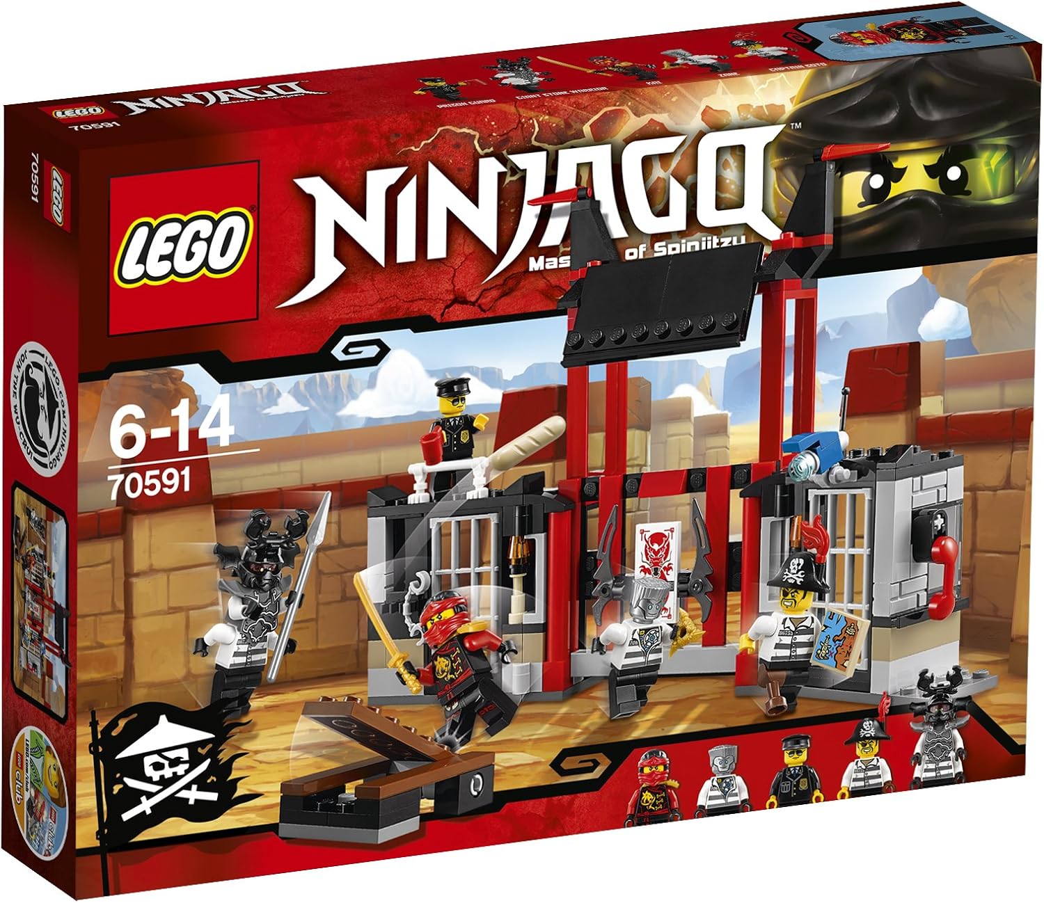 Lego Ninjago - Huida de la prisión Kryptarium (6144774): Amazon.es: Juguetes y juegos