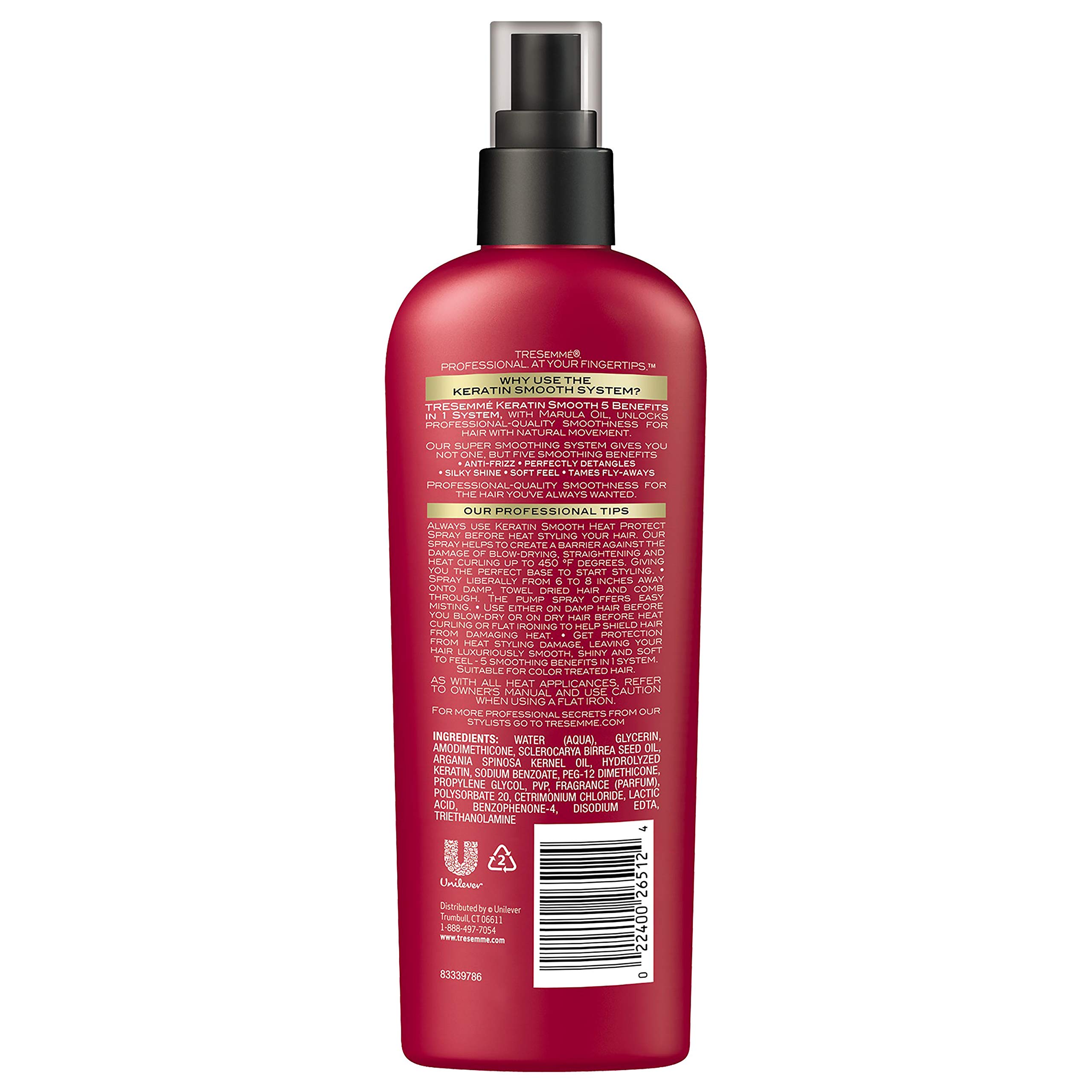 TRESemmé Expert Selection Heat Protection Spray, Keratin Smooth, 8 oz