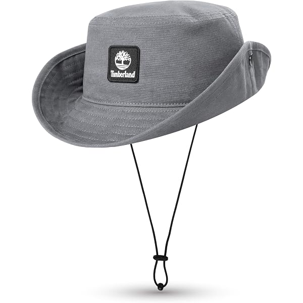 Amazon.com: Timberland Snap Up Floppy Grey Bucket Hat for Kids