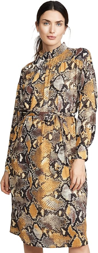 OPT Women's Venus Dress, Yellow, Small at Amazon Womenâs Clothing store
